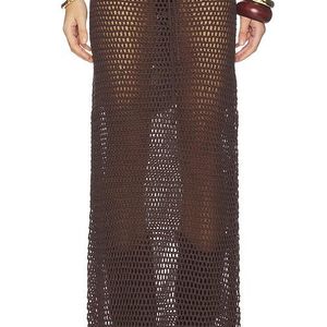 superdown Brown Amelia Maxi Skirt