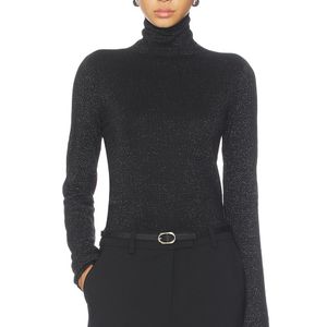 Lovers + Friends Black Bessi Turtleneck Sweater