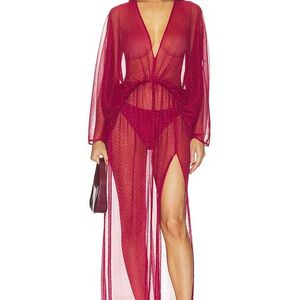 L'idée Red Capri Robe