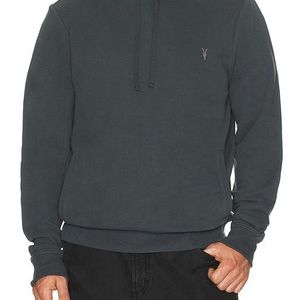 AllSaints Grey Raven Oth Hoodie for men