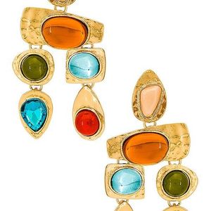 petit moments Multi Stone Earrings