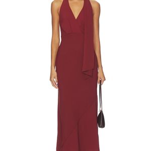 Astr Red Hilaire Dress