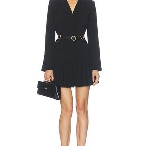 Cinq À Sept Black Belted Saule Dress