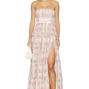 V. Chapman White Shelby Maxi Dress