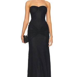 Mirror Palais Black The Starlite Dress