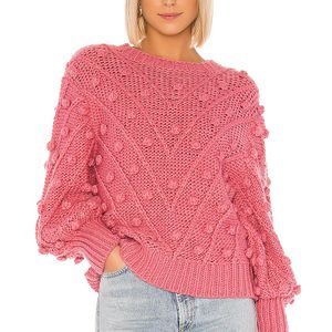 C/meo Collective Pink Trade Places Knit Pullover