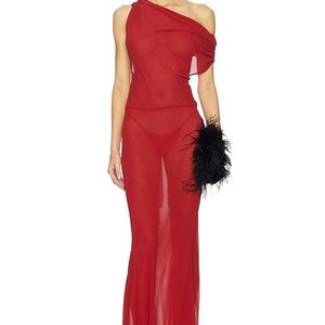 I.AM.GIA Red Kahlo Maxi Dress