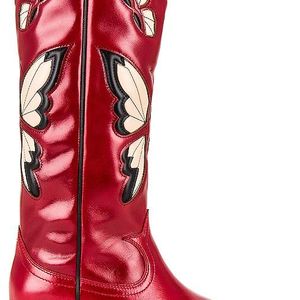 Jeffrey Campbell Red Fly Away Cowboy Boot