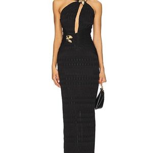 Michael Costello Black X Revolve X Revolve Madeline Midi Dress