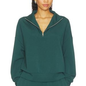 Varley Green Hawley Half Zip Sweat