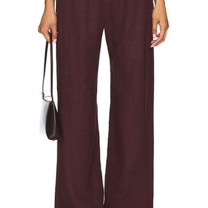 Enza Costa Red X Revolve Everywhere Pants