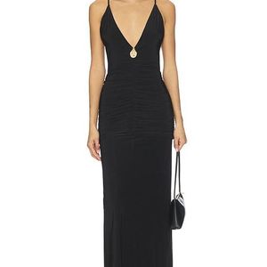 Lovers + Friends Black Eugene Gown
