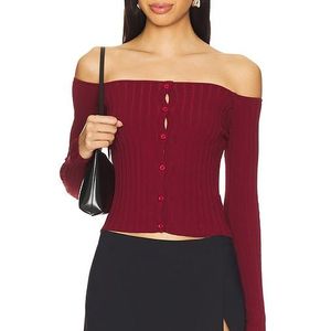 superdown Red Calypso Top