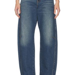 Levi's Blue Baggy Dad Barrel Jeans