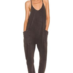 Free People Black X Fp Movement Hot Shot Onesie