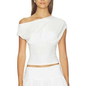 ALL THE WAYS White Ruth Top