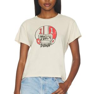 Daydreamer White Touchdown Solo Tee