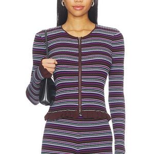 AFRM Blue Addy Top