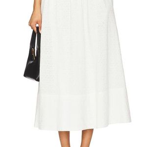 PAIGE White Ojai Skirt