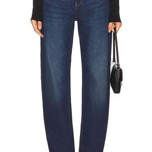 EB DENIM Blue Alida Loose Bowed Jean