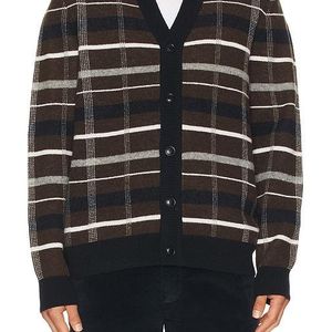 Barbour Black Kane Knitted Cardigan for men