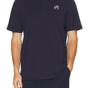 Malbon Blue Fairway Polo for men
