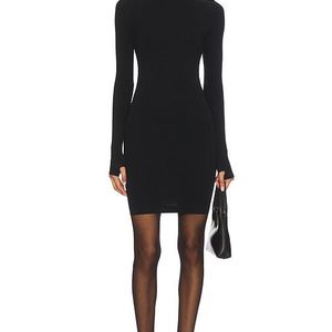 Commando Schwarz Minikleid