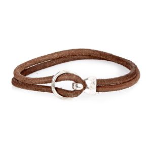 River Island Brown Hook Bracelet for men