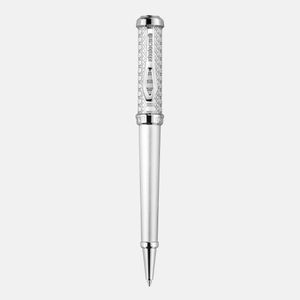 Roberto Cavalli Blue Ballpoint Snake Pen, Full Tone