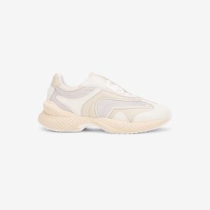 Roberto Cavalli White Leather Chunky Sneakers for men
