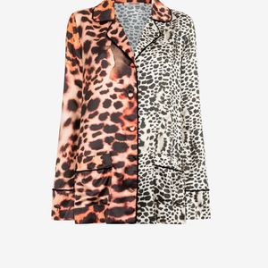 Roberto Cavalli White Murena Print Silk Blend Jacket