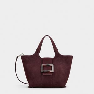 Roger Vivier Pink Belle Vivier Mini Shopping Bag