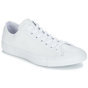 Converse Lage Sneakers All Star Monochrome Cuir Ox in het Wit
