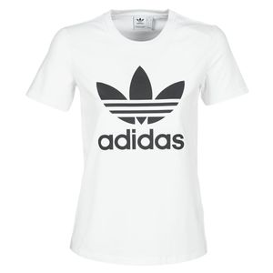 Adidas T-shirt Korte Mouw Trefoil Tee in het Wit