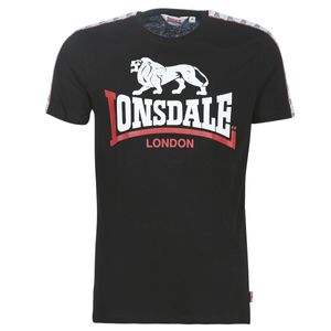 Lonsdale T-shirt Korte Mouw Battersea in het Zwart voor heren