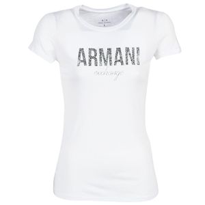 Armani Exchange T-shirt Korte Mouw 8nyt98-y9c8z-1000 in het Wit