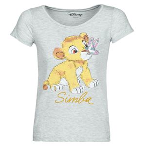 Yurban T-shirt Korte Mouw The Lion King in het Wit