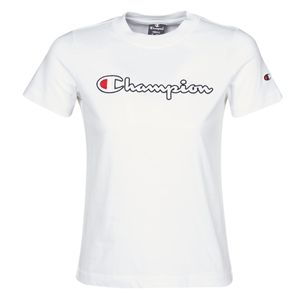 Champion T-shirt Korte Mouw Athletic Jersey Combed in het Wit