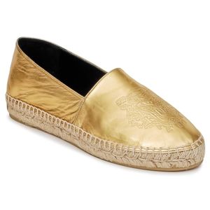 KENZO Espadrilles Tiger Metalic Synthetic Leather in het Metallic