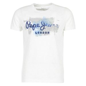 Pepe Jeans T-shirt Korte Mouw Golders in het Wit voor heren