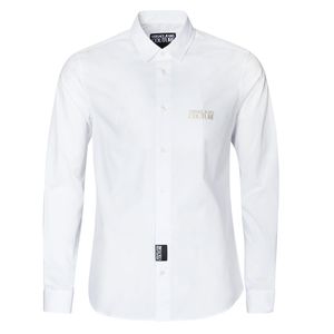 Versace Jeans Overhemd Lange Mouw B1gva6s0 in het Wit voor heren