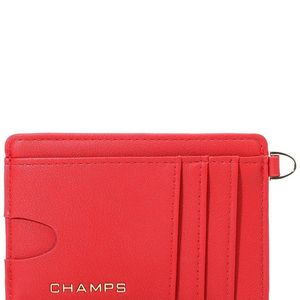 CHAMPS Red Iconic Card Holder