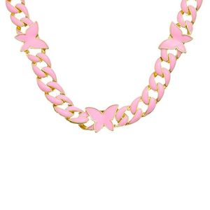 Juvell Pink 18K Plated Necklace