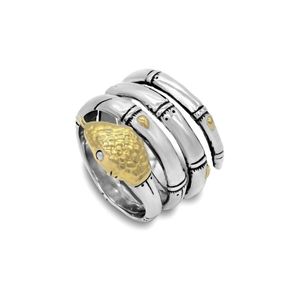 Samuel B. White 18k & Silver Wraparound Snake Ring