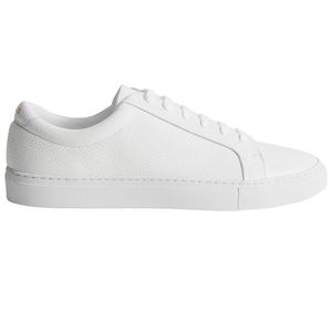 Reiss White Luca Leather Trainer for men