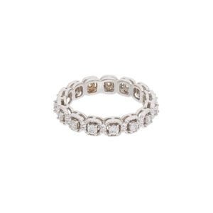 Diana M Metallic . Fine Jewelry 18k 0.60 Ct. Tw. Diamond Eternity Ring