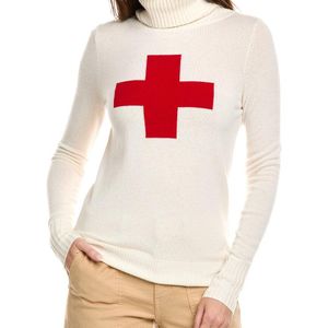 Kier + J White Kier + J Swiss Ski Cashmere Turtleneck Sweater