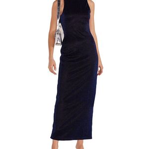 MINKPINK Blue Dahlia Sparkle Midi Dress
