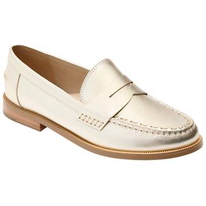 Jack Rogers White Tipson Leather Loafer