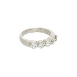 Diana M Metallic . Fine Jewelry Platinum 1.25 Ct. Tw. Diamond Ring